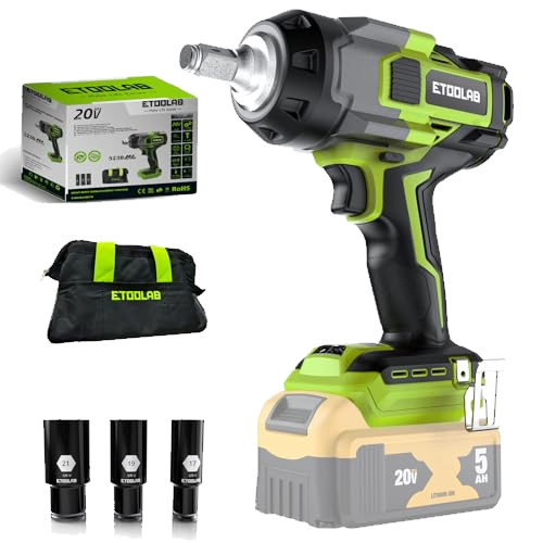 Impact Wrench 1/2 inch for DeWalt 20v Battery